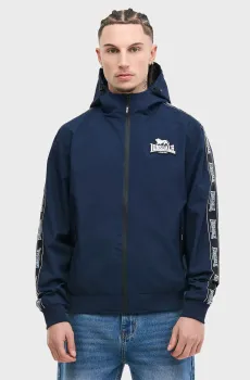 Мужская темно-синяя ветровка OUSTON Синий XL Lonsdale 117889