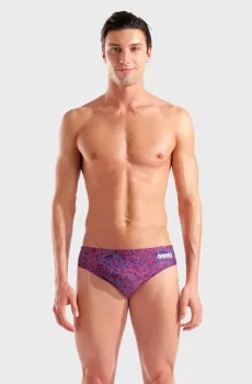 Мужские плавки с узором SNAKESKIN SWIM BRIEFS Разноцветный 80 Arena 010162-417