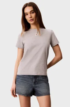 Женская серая футболка CLASSIC Серый M Calvin Klein Jeans LV047F227G