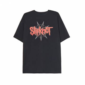 Cropp - Чорна футболка з принтом Slipknot - чорний Cropp - Чорна футболка з принтом Slipknot - чорний