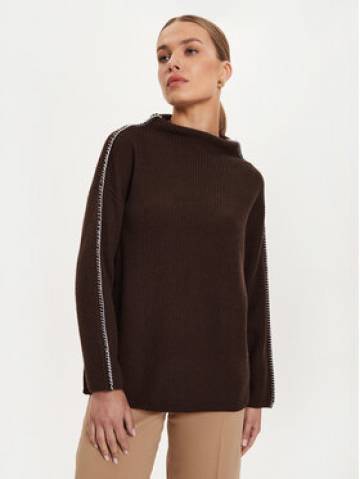 Max Mara Leisure Светр Fanfara 2426366178600 Коричневий Regular Fit Max Mara Leisure Светр Fanfara 2426366178600 Коричневий Regular Fit