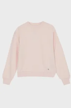 Женский пудровый свитшот BADGE TERRY Розовый XS Calvin Klein Jeans LV047B238G