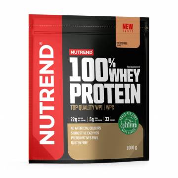 Протеин Nutrend 100% Whey Protein Холодный кофе, в порошке, 1 кг Протеин Nutrend 100% Whey Protein Холодный кофе, в порошке, 1 кг
