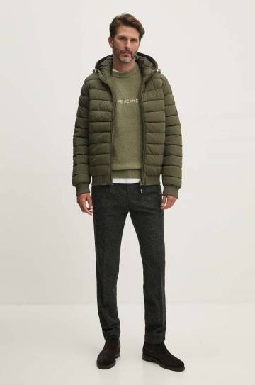 Свитер Pepe Jeans CLOY мужской цвет зелёный лёгкий PM702461 Свитер Pepe Jeans CLOY мужской цвет зелёный лёгкий PM702461