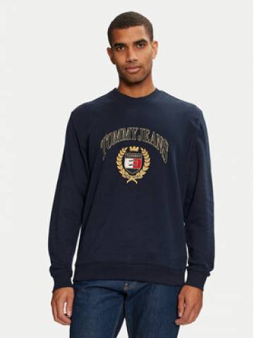 Tommy Jeans Світшот DM0DM19755 Cиній Regular Fit Tommy Jeans Світшот DM0DM19755 Cиній Regular Fit