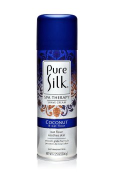 Женская крем-пена для бритья Pure Silk Spa Therapy Coconut & Oat Flour, 206 г