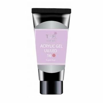 Акрил-гель для ногтей Tufi Profi Premium Acrylic Gel UV/LED, 16 Шиповник, 15 г Акрил-гель для ногтей Tufi Profi Premium Acrylic Gel UV/LED, 16 Шиповник, 15 г