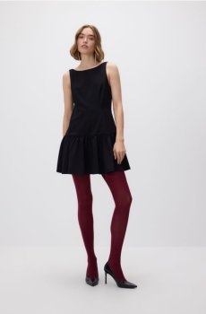 Reserved - Сукня с бантиком - чорний - 055GG-99X