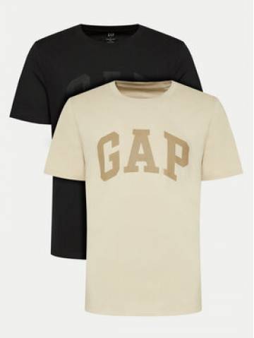 Gap Набір з 2 футболок 885595-00 Чорний Regular Fit Gap Набір з 2 футболок 885595-00 Чорний Regular Fit
