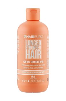 Кондиционер Hairburst Longer Stronger Hair Conditioner For Dry & Damaged Hair для сухих и поврежденных волос, 350 мл