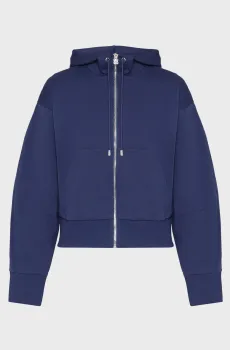 Женская темно-синее худи Синий S HUGO 50552660;418