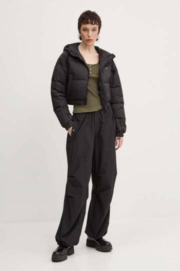 Куртка Tommy Jeans женская цвет чёрный зимняя DW0DW18313 Куртка Tommy Jeans женская цвет чёрный зимняя DW0DW18313