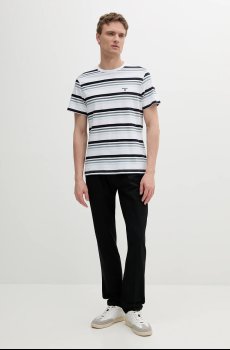 Хлопковая футболка Barbour Houstead Stripe Tailored Fit T-Shirt