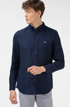 Мужская синяя рубашка Синий 39 Lacoste CH0826L26L