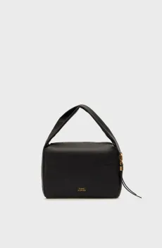 Женская черная кожаная сумка CITY Черный ONESIZE Tommy Hilfiger AW0AW18152