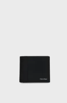 Мужской черный кожаный кошелек REFINED MIX BILLFOLD Черный ONESIZE Calvin Klein LV04D1305G