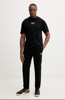 Хлопковая футболка EA7 Emporio Armani