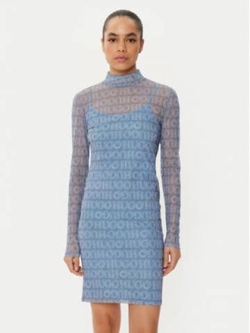 HUGO Повсякденна сукня Noella 50534704 Голубий Slim Fit HUGO Повсякденна сукня Noella 50534704 Голубий Slim Fit