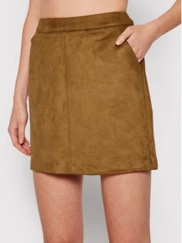 Vero Moda Cпідниця-міні Donnadina 10210430 Коричневий Regular Fit Vero Moda Cпідниця-міні Donnadina 10210430 Коричневий Regular Fit