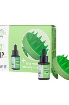 Набор для роста волос Victoria Beauty 1, 2, 3! Scalp Care Set (масло, 30 мл + массажная щетка, 1 шт)