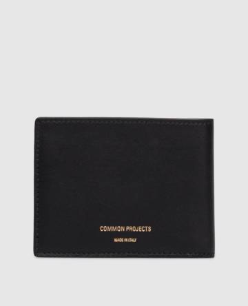 Черный кожаный портмоне