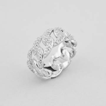Серебряное кольцо Minimal 510411б-16 16 Серебряное кольцо Minimal 510411б-16 16