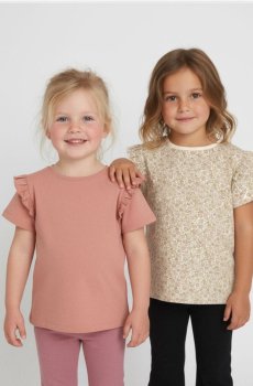 Бавовняна футболка 2 pack - різнобарвний