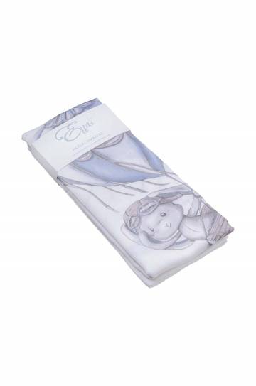 Effiki 95x95 cm Duży otulacz muślinowy