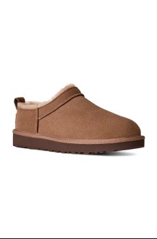 Замшевые тапочки UGG Classic Micro