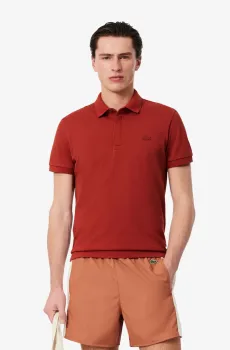 Мужское коричневое поло PARIS polo Коричневый XS Lacoste PH5522AFS