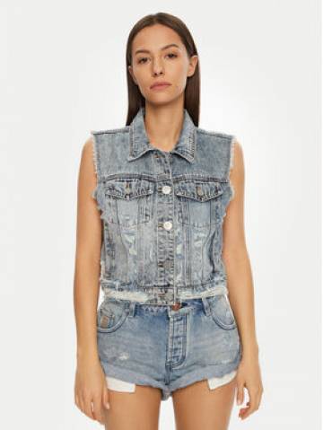 One Teaspoon Жилет 26832 Голубий Regular Fit One Teaspoon Жилет 26832 Голубий Regular Fit
