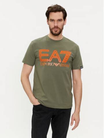 EA7 Emporio Armani Футболка 3DPT37 PJMUZ 1846 Зелений Regular Fit EA7 Emporio Armani Футболка 3DPT37 PJMUZ 1846 Зелений Regular Fit
