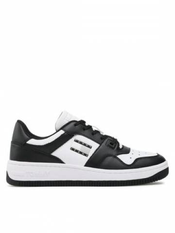 Tommy Jeans Снікерcи Basket Leather EM0EM01165 Чорний Tommy Jeans Снікерcи Basket Leather EM0EM01165 Чорний