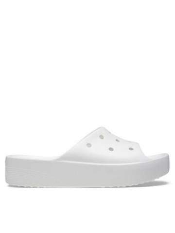 Crocs Шльопанці Classic Platform Slide 208180 Білий Crocs Шльопанці Classic Platform Slide 208180 Білий