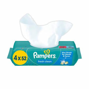 Детские влажные салфетки Pampers Fresh Clean, 208 шт Детские влажные салфетки Pampers Fresh Clean, 208 шт