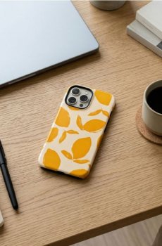Чохол для iPhone 13/14/15/15 Pro/16/16 Pro з мотивом лимонів - різнобарвний