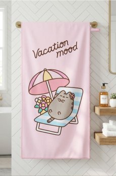 Швидковисихаючий рушник Pusheen the Cat - рожевий