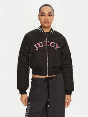 Juicy Couture Куртка бомбер Kelsey JCOIJ224557 Чорний Regular Fit Juicy Couture Куртка бомбер Kelsey JCOIJ224557 Чорний Regular Fit