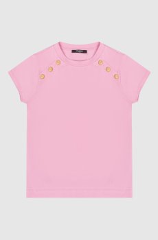 Детская розовая футболка