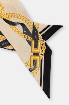 Шелковый платок на шею Elisabetta Franchi