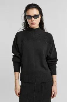 Женский темно-серый свитер Boxy mock jumper wmn Серый XS G-Star RAW D25218,D771