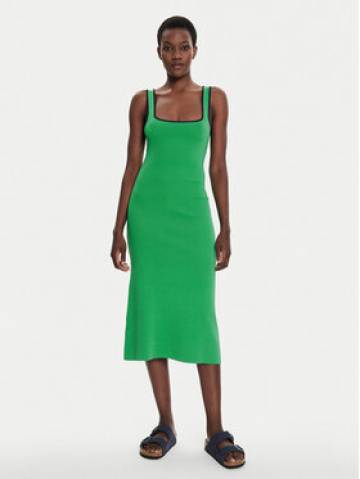 STAUD Трикотажна сукня Paintyn R24P2242VN Зелений Slim Fit STAUD Трикотажна сукня Paintyn R24P2242VN Зелений Slim Fit