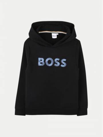 Boss Світшот J51189 D Чорний Regular Fit Boss Світшот J51189 D Чорний Regular Fit