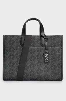 Женская черная сумка с узором GIGI LG GRAB TOTE Черный ONESIZE Michael Kors 30H3S3GT3V