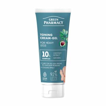 Тонизирующий крем-гель для уставших ног Green Pharmacy Toning Cream-Gel, 75 мл Тонизирующий крем-гель для уставших ног Green Pharmacy Toning Cream-Gel, 75 мл