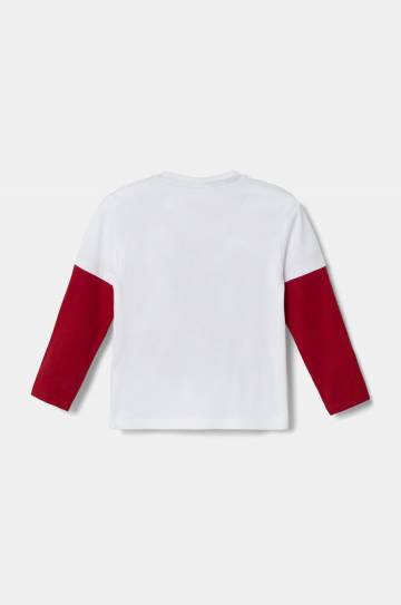 Детская хлопковая футболка Guess цвет белый с аппликацией N4BI08 I3Z14 Детская хлопковая футболка Guess цвет белый с аппликацией N4BI08 I3Z14