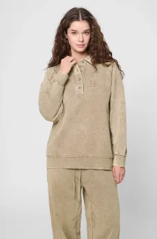 Женское бежевое поло Бежевый XXS PRPY PWSPPOLGOK0003