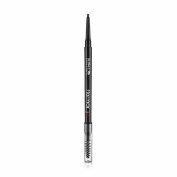 Ультратонкий карандаш для бровей Flormar Ultra Thin Brow Pencil со щеточкой, 03 Brown, 0.14 г Ультратонкий карандаш для бровей Flormar Ultra Thin Brow Pencil со щеточкой, 03 Brown, 0.14 г