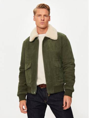 SCHOTT N.Y.C. Шкіряна куртка LC2410S Зелений Regular Fit SCHOTT N.Y.C. Шкіряна куртка LC2410S Зелений Regular Fit