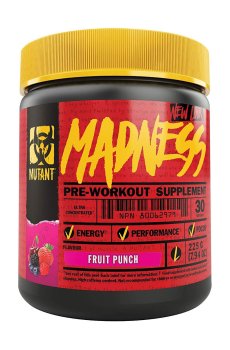 Протеин Mutant Madness Фруктовый пунш, в порошке, 225 г